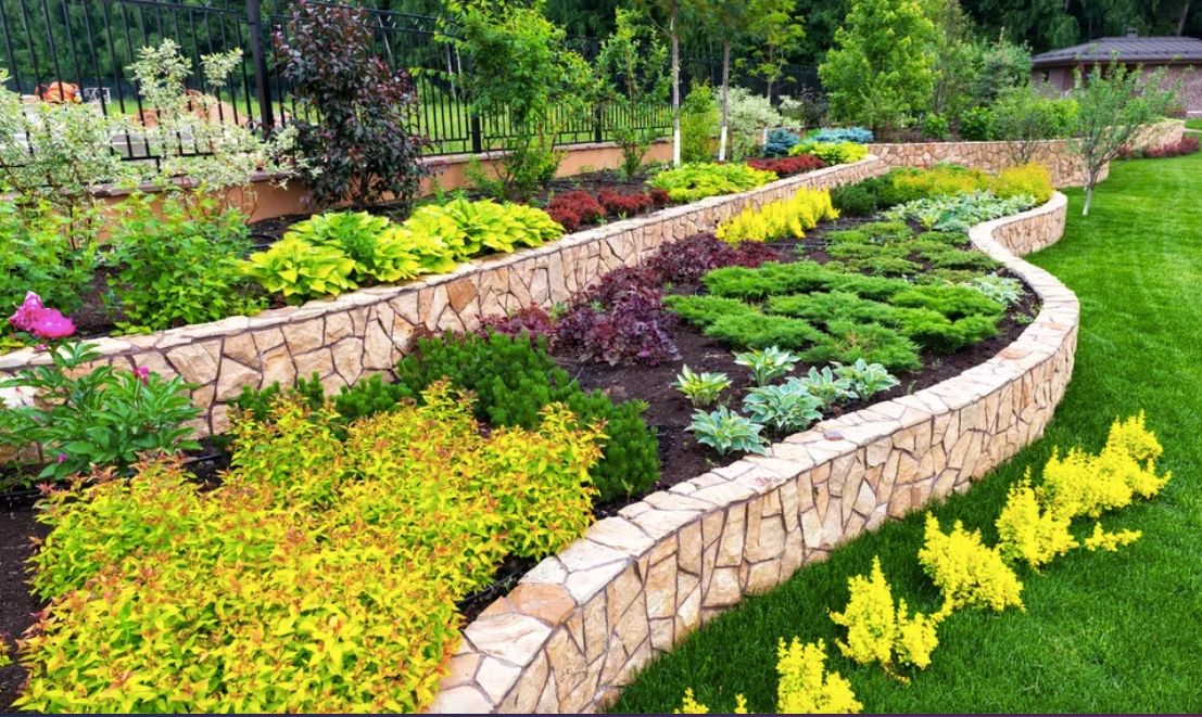 Lush green lawn and landscape at a Central Ohio property